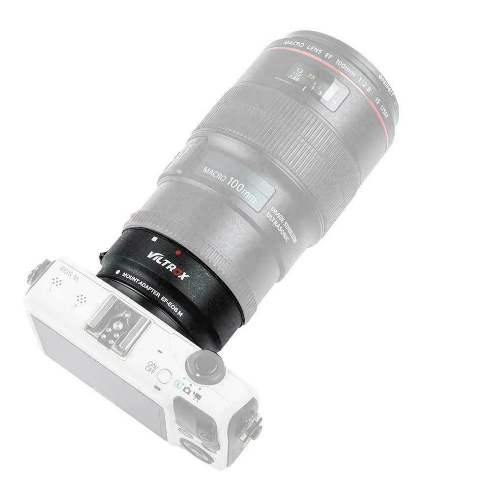 Viltrox EF-EOS M Lens Adapter Electronic Auto Focus for EOS EF EF-S Lens to EOS