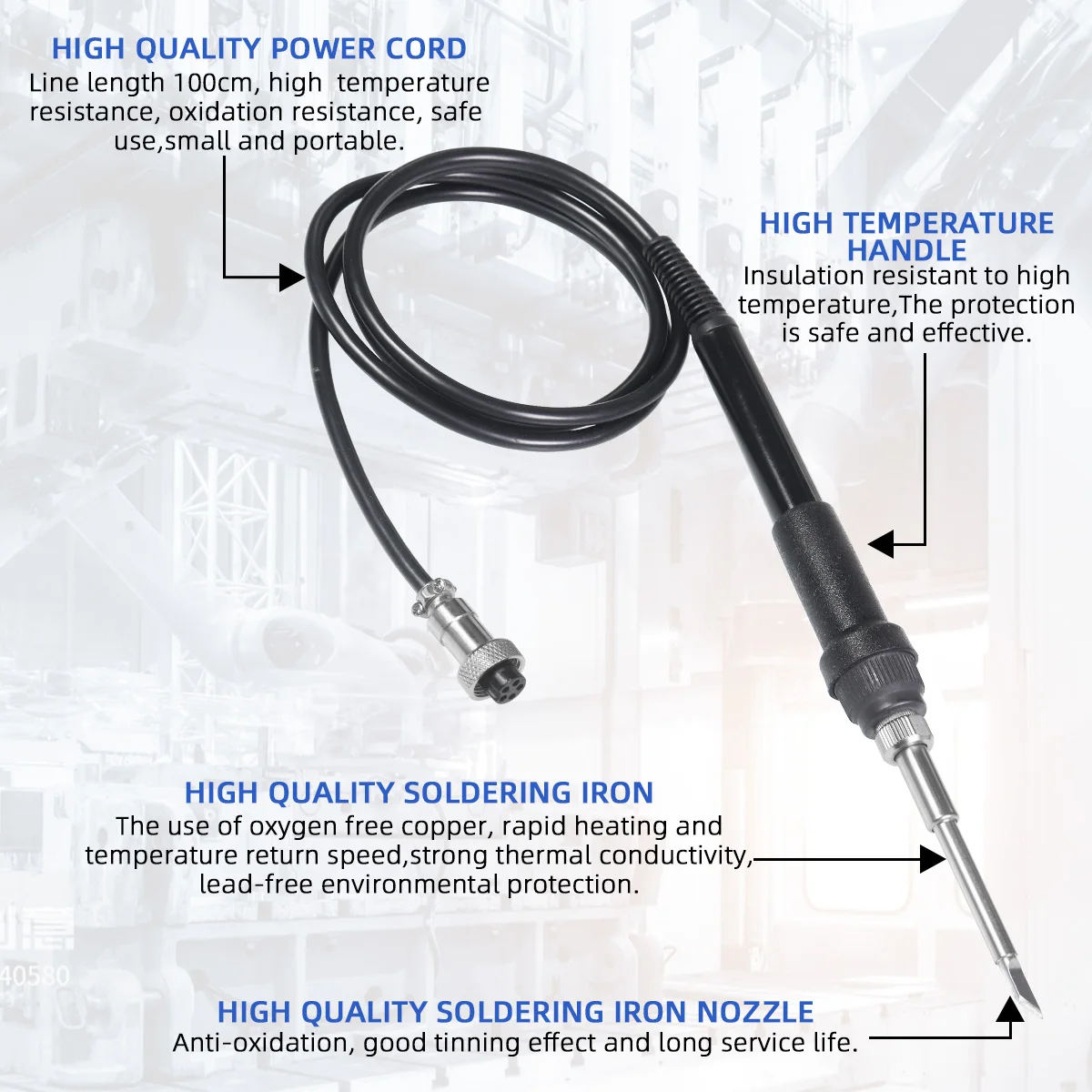 Digital T12 Soldering Iron Station Kit Temperature Controller Solder Welding Tool  200-450℃ 75W MAX 5