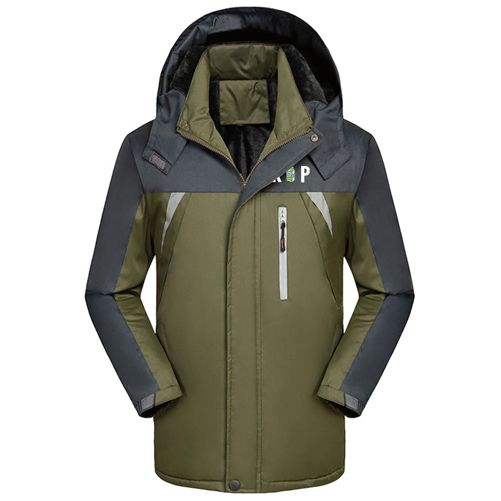 2022 Juice WRLD Men's Winter Thicken Warmer Cotton-Padded Fleece Jacket 6