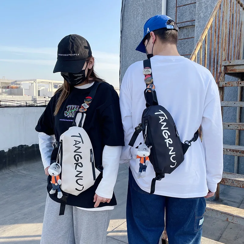 

Fashion Travel Shoulder Purse 2022 Chest Bag Nylon Waist Bag Women Belt Bag Men Crossbody Bags Travel Purse Phone Pouch Pocket