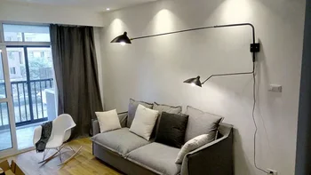 Two-Arm Rotating Wall Sconce 1