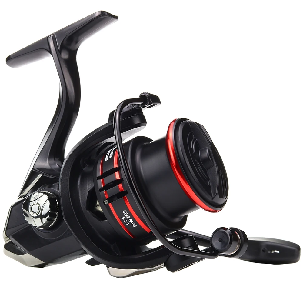 

BAKAWA Spinning Fishing Reel 1000-7000 Seamless Bearing 5.2:1 Gear Ratio Max Drag 12KG Wheel For Carp Rotating Coils Accessories