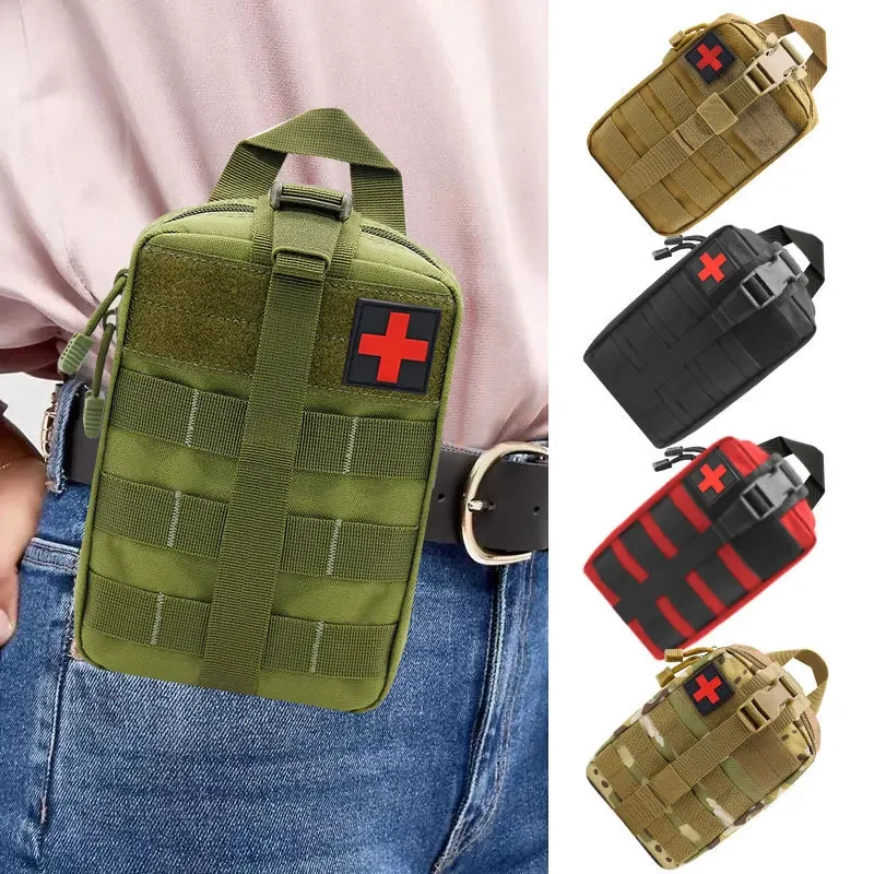 1Pc Tactical Medical Kit Hunting EDC Molle Pouch Multifunctional Emergency Tool Kit IFAK Waist Pack Bags for Outdoor Accessories 1