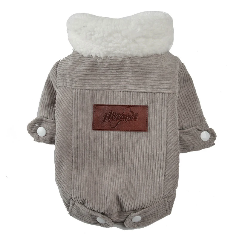 thumbnail image 1 of Chaqueta de invierno para gatos y perros pequeños, ropa de forro polar suave para cachorros y gatitos, chaleco resistente al viento, abrigo, disfraz para mascotas, 1 of 5
