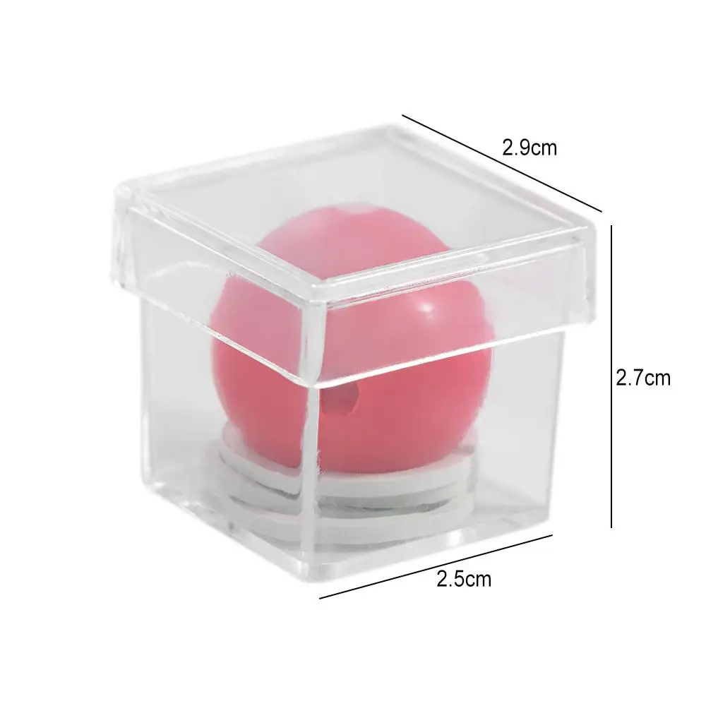 Illusion Magic Clear Ball Through Box Gimmick Props Magic Props Ball Penetrate Box Performing Magician Game Magic Tricks