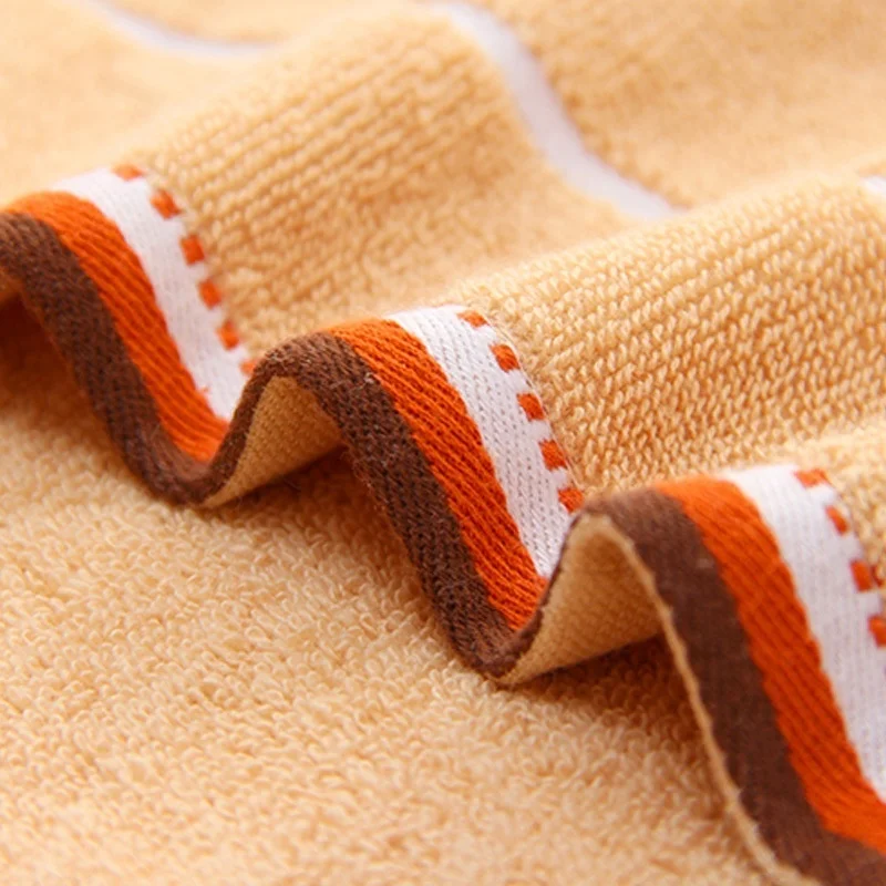 4pcs Family Towels Sets 4 Colors High Quality Cotton Fiber Face Cloth Bath Towels 35x75cm Bath Towel Hand Towel