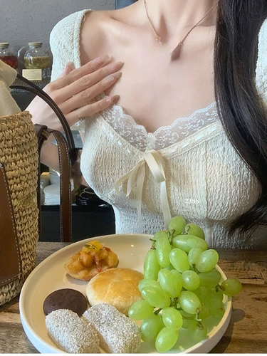 여성용 캐주얼 반팔 블라우스, Y2k 크롭탑, 오피스 레이디 바디콘, 귀여운 셔츠, 한국 패션, 순색, 카와이, 2023 여름 5