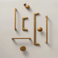 Retro ตู้อุปกรณ์ครัวโบราณ Dresser ประตูฮาร์ดแวร์ห้องครัวตู้จับลิ้นชักดึงเฟอร์นิเจอร์ Handle 1