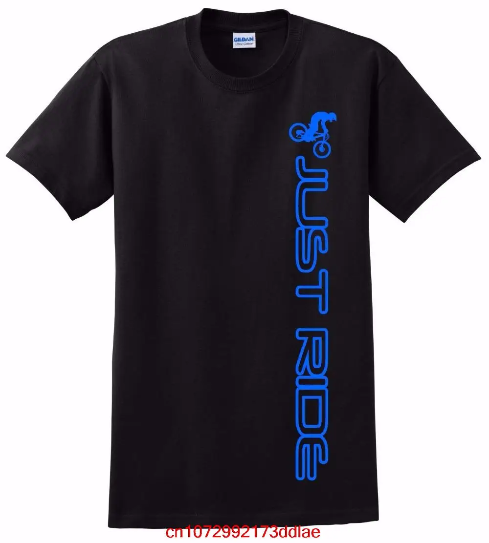 Gratis Ongkir Kaus Fitness Casual Bike Race Lereng Mountain Just Ride Kaus Digital Print T-Shirt Moda Casual Da Uomo Classica