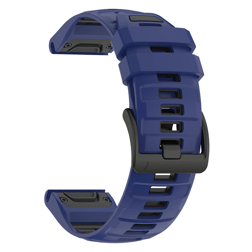 Silicone QuickFit Release Watch Band - Soft Strap Bracelet, 22mm and 26mm