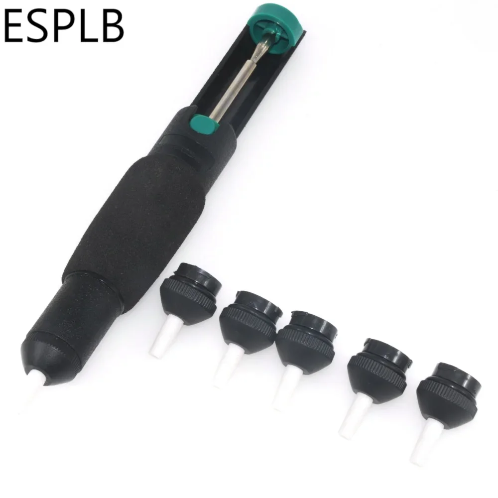 Hand-operated Double-ring Elongated Tin Pump With Sponge Sleeve Soft Handle Enlarged Powerful Tin Sucker Tools tin pump