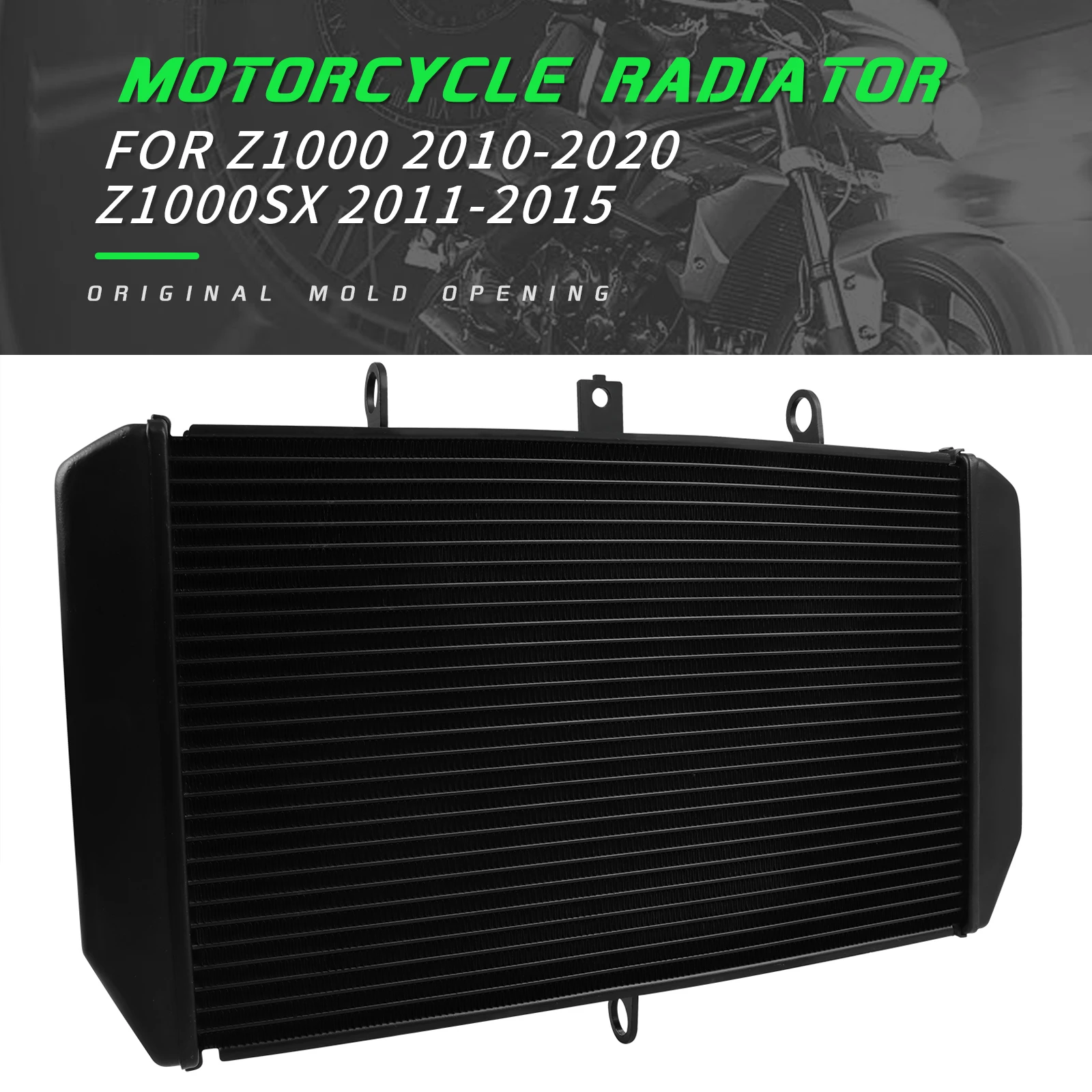 

Радиатор двигателя для Kawasaki Z1000 2010-2021 Z 1000 SX Z1000SX 2011-2016, алюминиевый охлаждающий резервуар для воды