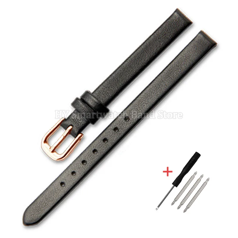 Ultra-Thin Waterproof Leather Sport Watch Strap – Soft Wrist Band