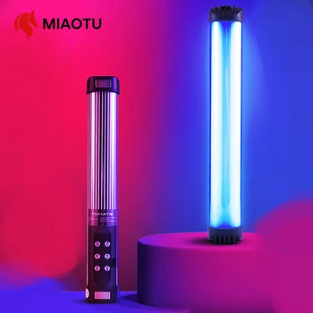 MIAOTU Handheld RGB Colorful Stick Light 30CM Handheld LED Light Wand CRI 95+ 2500K-9000K Photography Studio Lamp 1