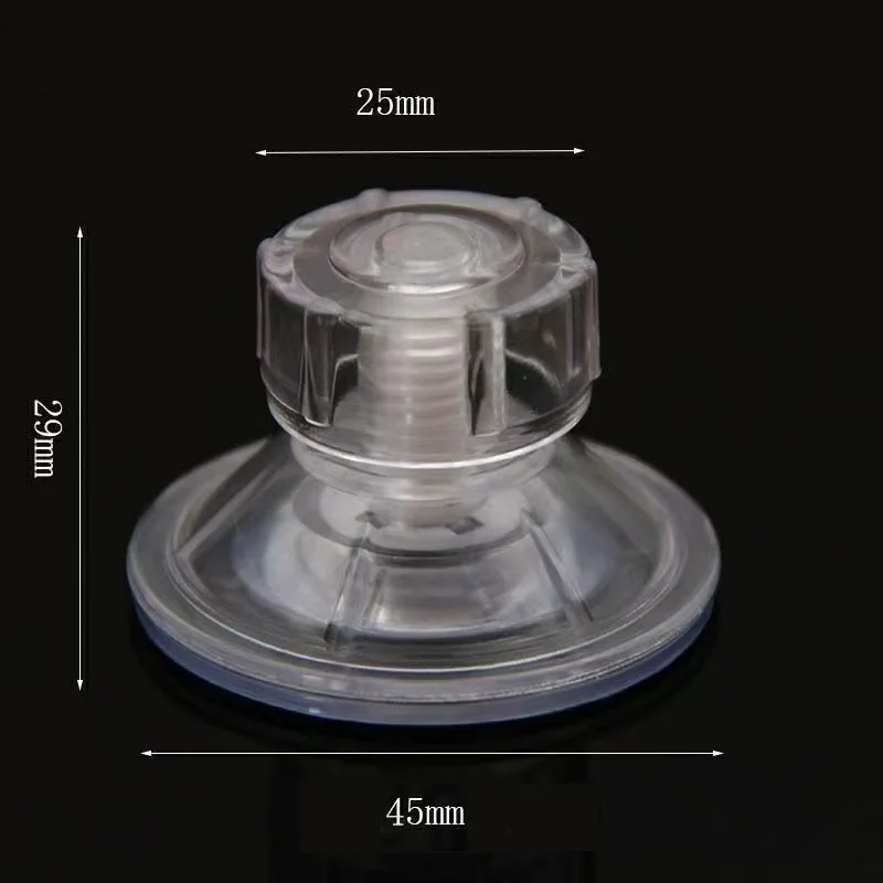 Strong Screw Nut Suction Cup 5 Pcs 4.5cm Hand Tighten Adjustment Turtle Platform Sucker with Press Cap Nut Screw Hook for Glass aquarium accessories,aquarium suction cup