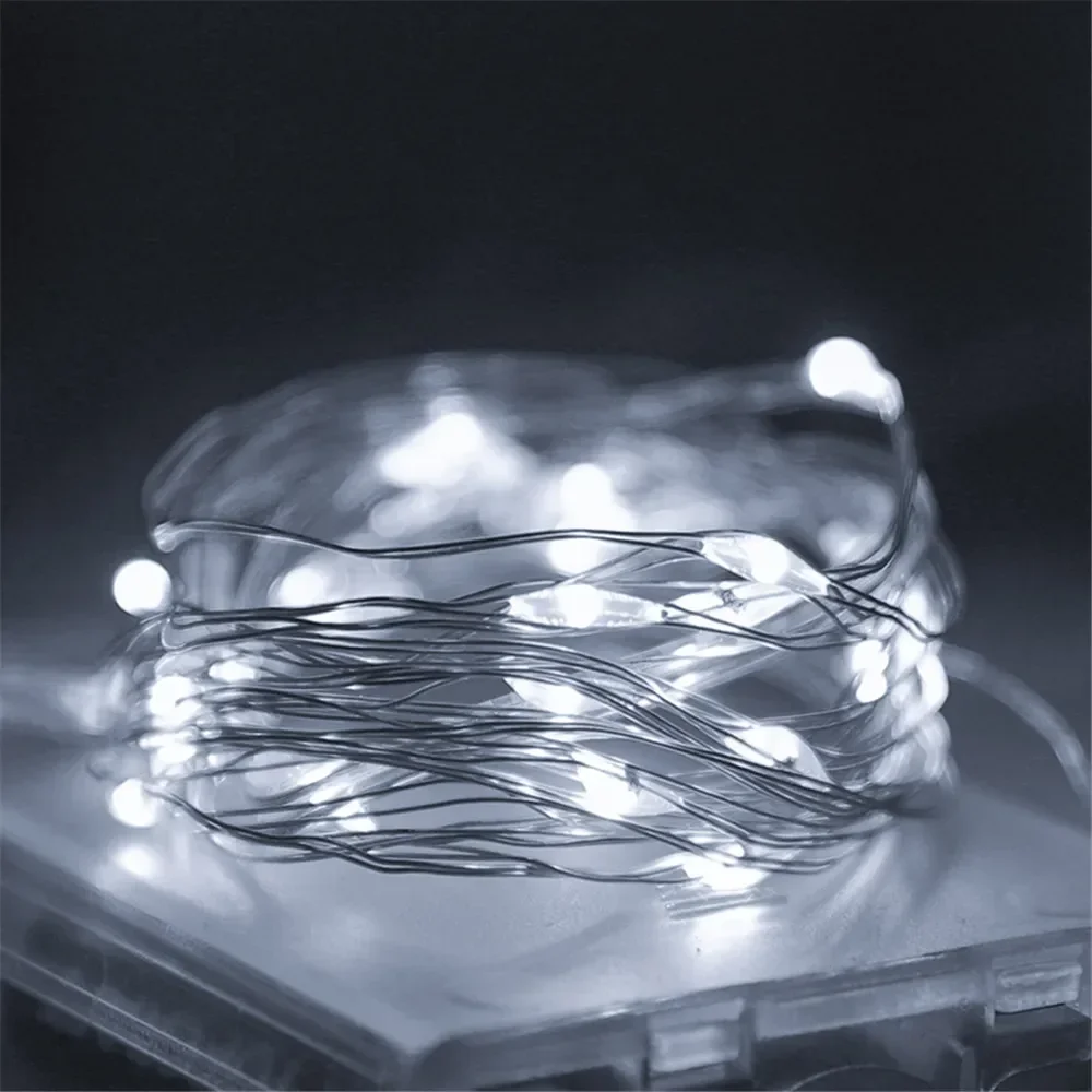 LED Fairy Lights Battery Operated Copper Wire Garland - Outdoor & Indoor Party and Wedding Decor