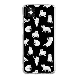 Charming Cat Design Soft Phone Case Cover - Samsung A32 (B7)