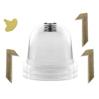 10pcs Plant Protect Bell Covers Reusable Plastic Clear Garden Plant Protection Covers w Fixed Support Pins Plant Tags Anti-frost 1