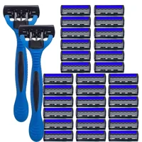 Razor Classic 3 Layer Safety Razor for Mens Shaving&Womens Hair Removal Shaving Blades Manual Shaver