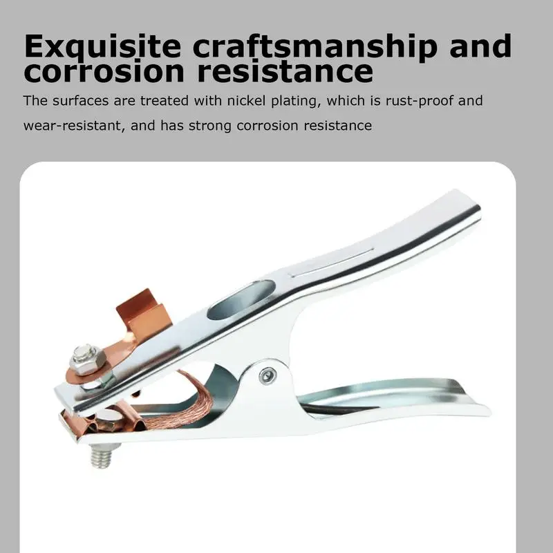 Welding Ground Clamp A-Shape Soldering Earth Clip 260/300/500A Welding Ground Copper Clamp For Welder For MIG MMA TIG ARC
