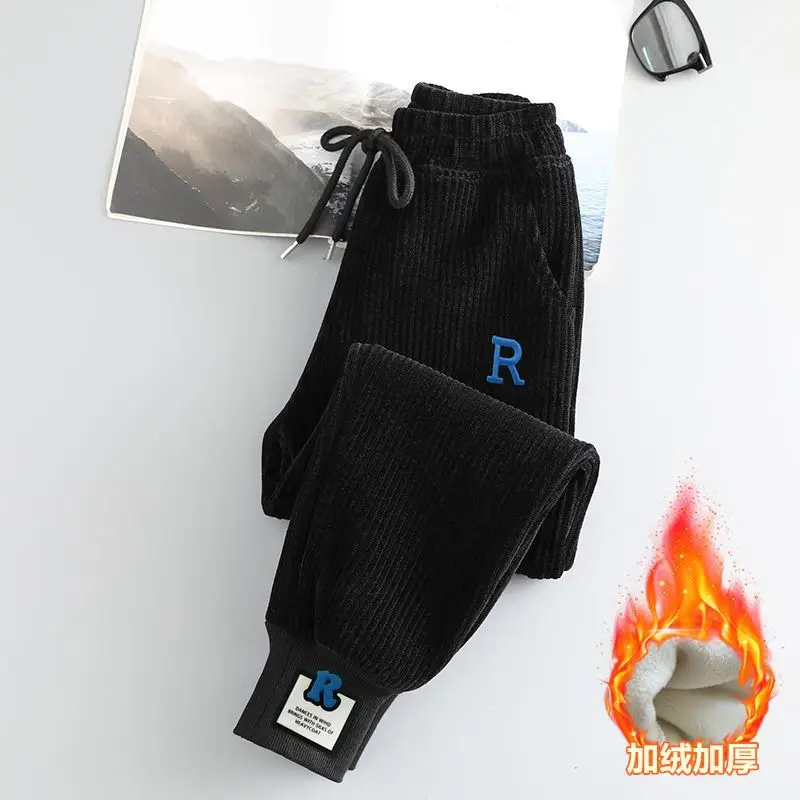 Kids Pants Autumn Winter Corduroy Sweatpant