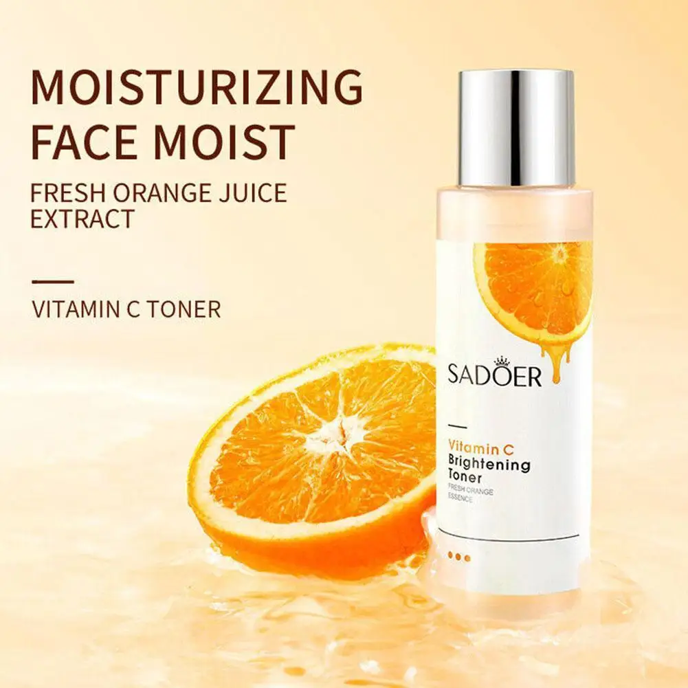 

SADOER Vitamin C Skin Brightening Toner, Hydrating Skincare Serum Cleanser, Toner, Face Moisturizer Facial Soothing With 12 G9W6