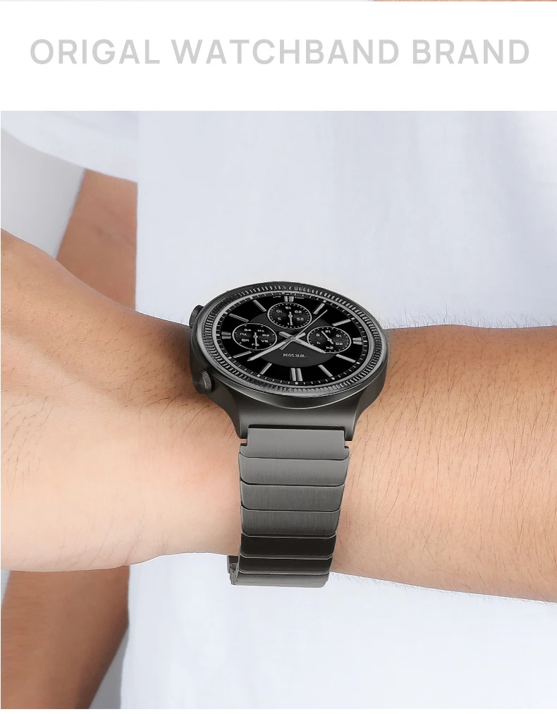 Stainless Steel 22mm Metal Bracelet Link Band