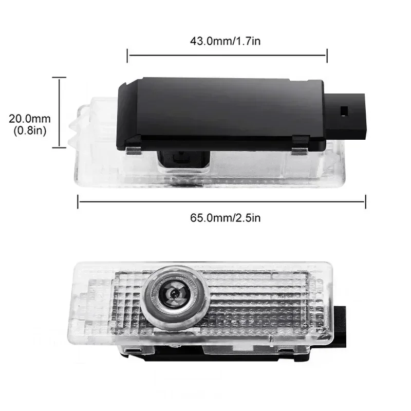 BMW 미니 쿠퍼 원 S JCW R56 R55 R53 F55 F56 R57 R60 차량용 도어 웰컴 램프 HD LED 레이저 프로젝터 라이트 액세서리 2개