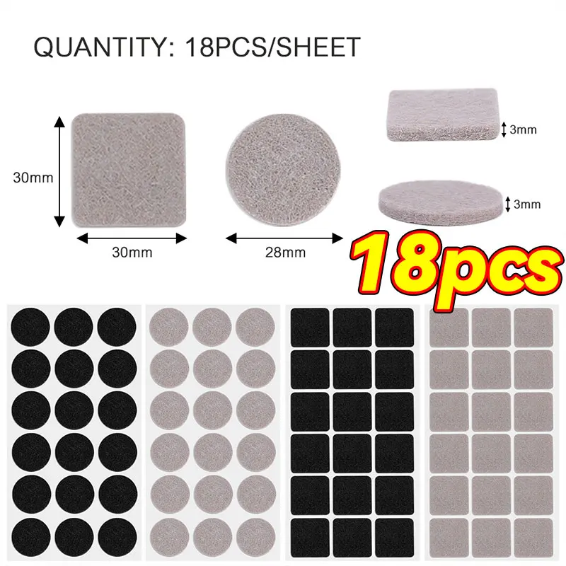 Self-Adhesive Felt Pads: Quiet, Anti-Slip Floor Protectors