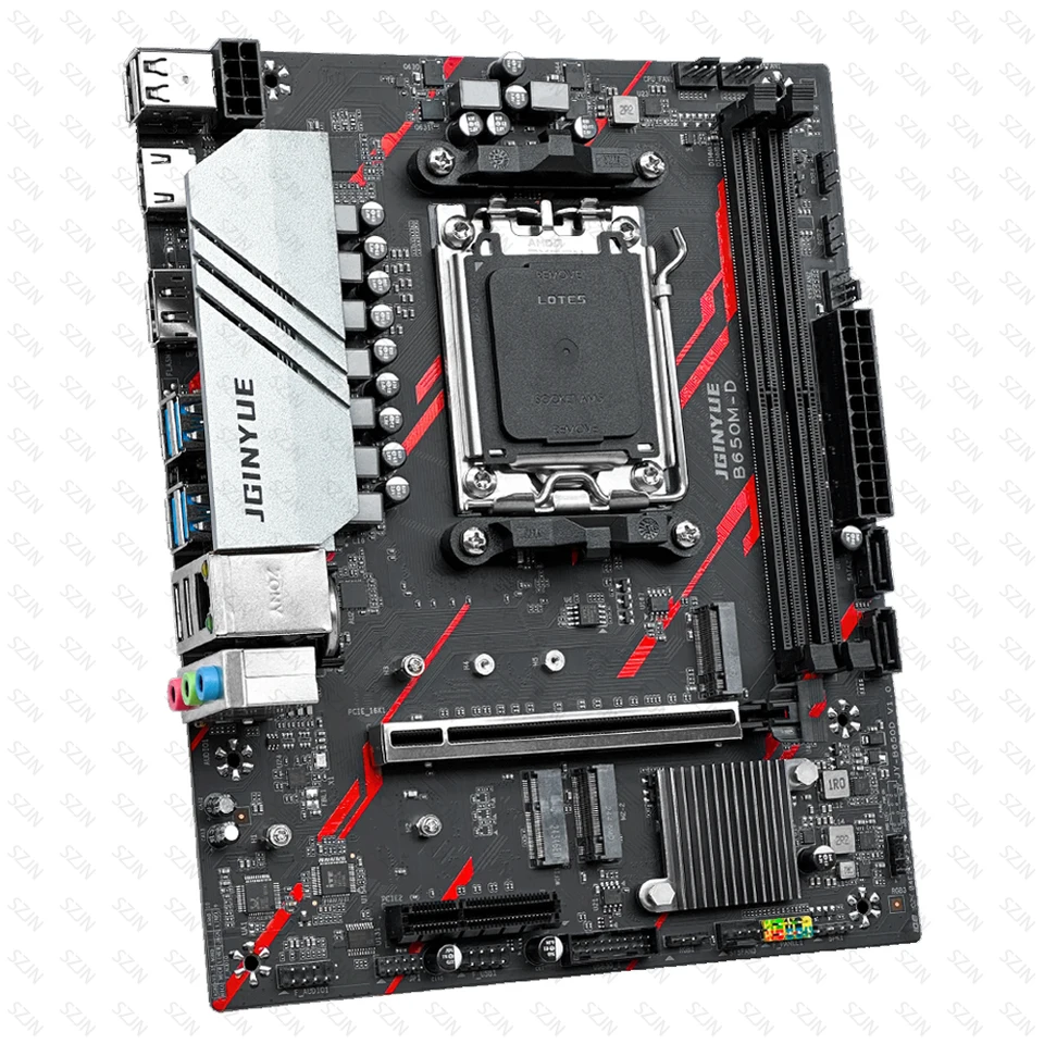 JGINYUE B650M  DREAM マザーボード 未使用品 JGINYUE B650M Snow Dream motherboard - AMD AM5 - JGINYUE Offcial