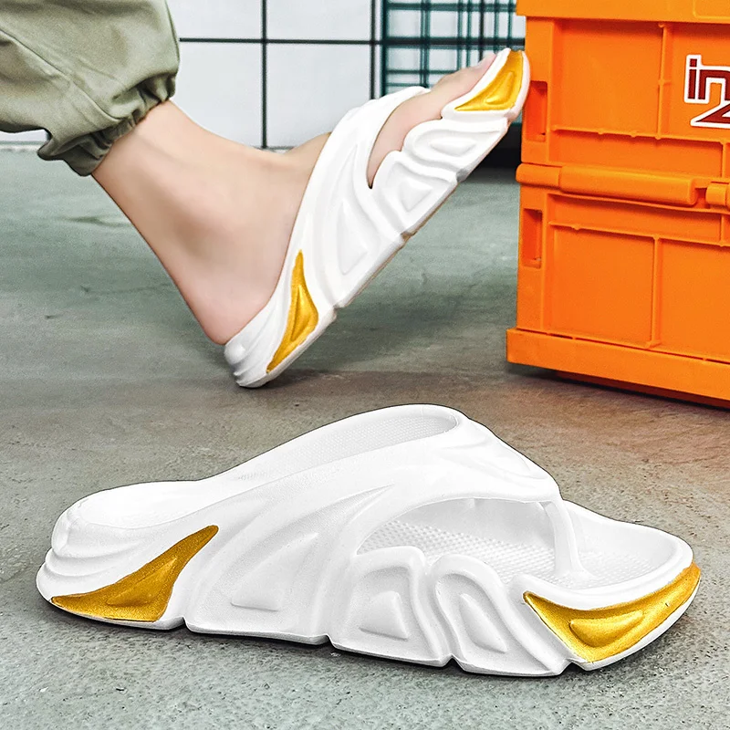 Herren-Flip-Flops, bequeme, rutschfeste Sommer-Hausschuhe, Slipper für drinnen und draußen, weiche Schaumstoff-Schieber_voghion.com