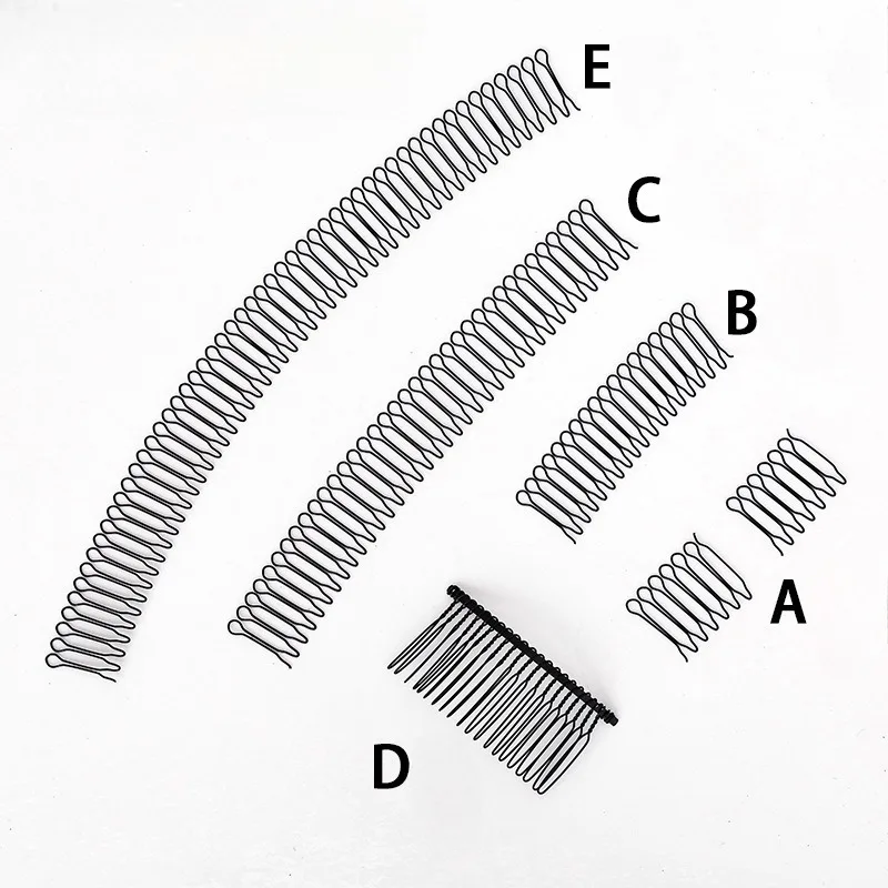 4/5/6 stücke Schlanke Unsichtbare Haar Styling Clip Kämmen Werkzeuge Rolle Kurve Nadel Pony Festen Einsatz Kamm Welliges haar Trimmen Gabel – Detail 1