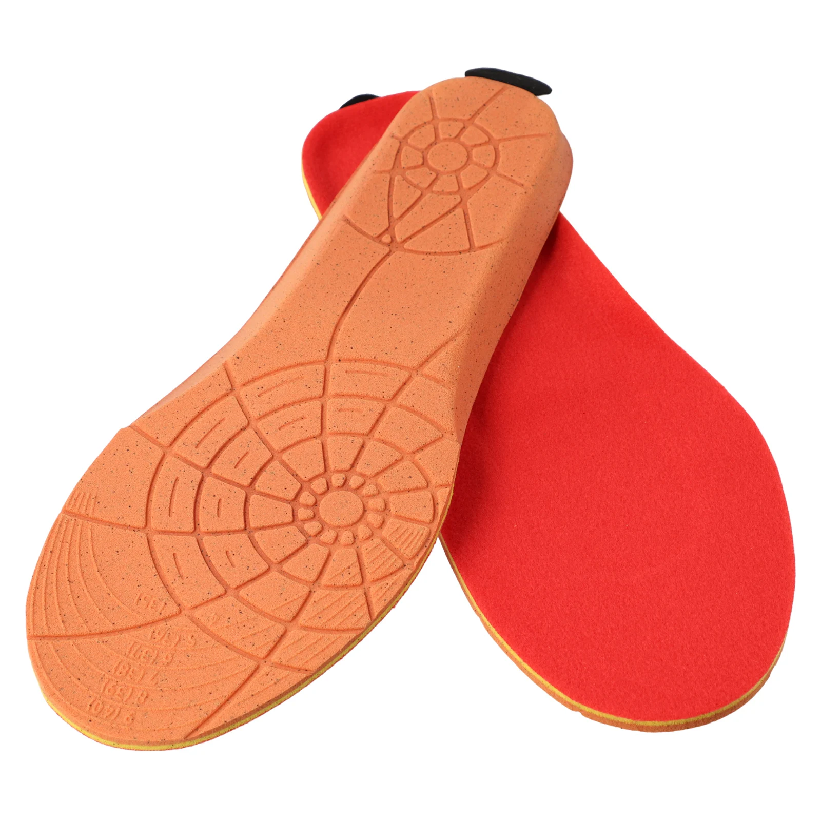 

Remote Control Heated Insoles USB Powered Adjustable Heat Levels Custom Fit with Yardage Line Winter Warmth