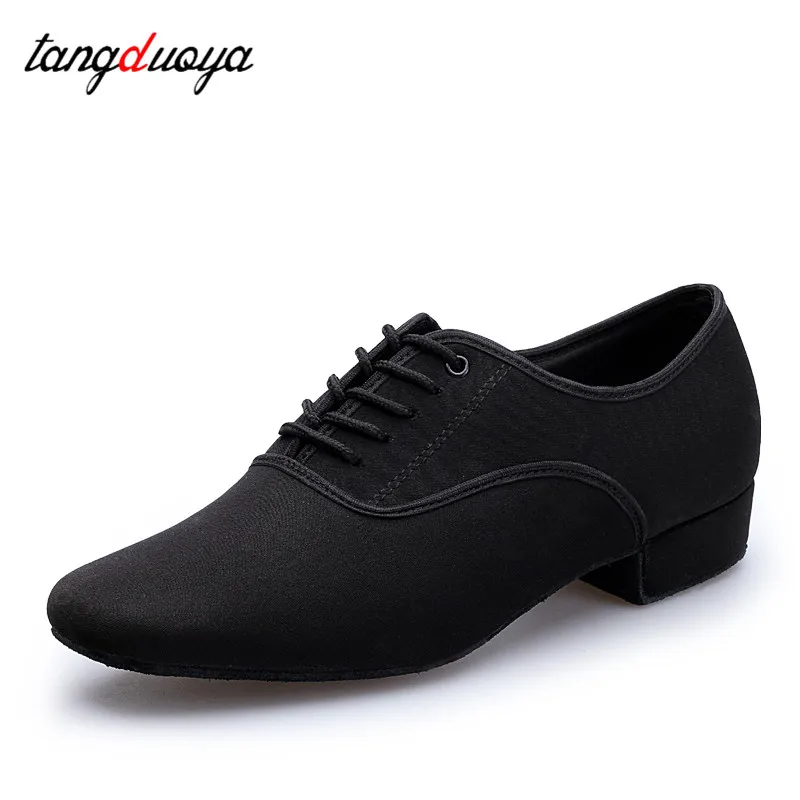 Zapatos de baile latino para hombre, zapatillas de Tango, Salsa, modernas, fondo salón, 2,5 cm, Oxford -