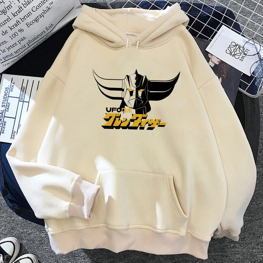 Felpe Con Cappuccio Goldorak Donna Vintage Manica Lunga Top Inverno Stile Coreano Tira Camicia Con Cappuccio Donna Vestiti Estetici