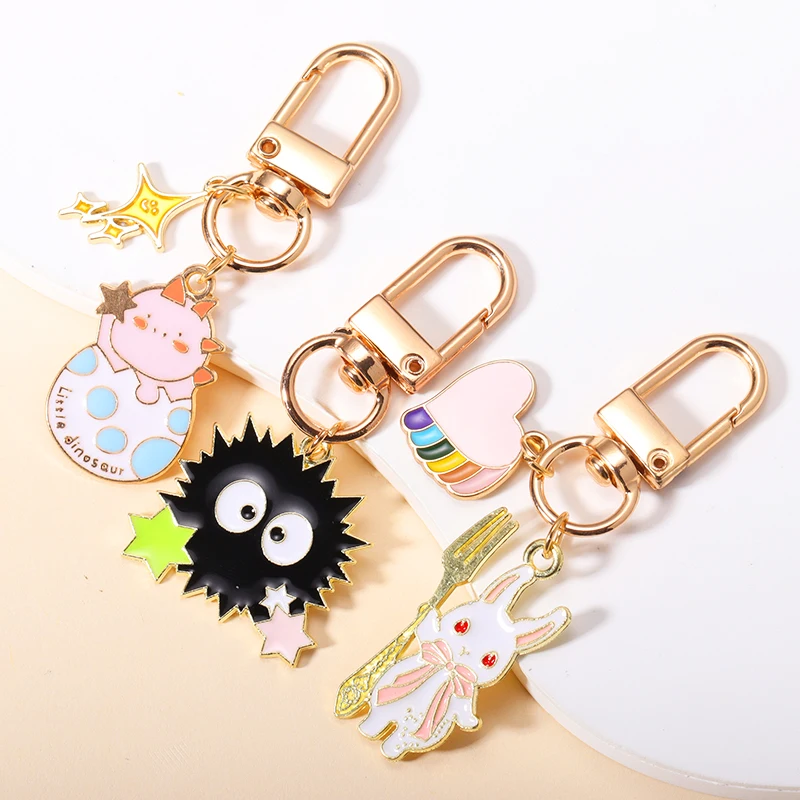 3D Puffy Bag Charm | Rainboq Bag Charm Keychain Rainbow