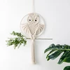 Owl Pendant Hand-woven Macrame Tapestry Home Wall Hanging Decoration Dropshipping 5