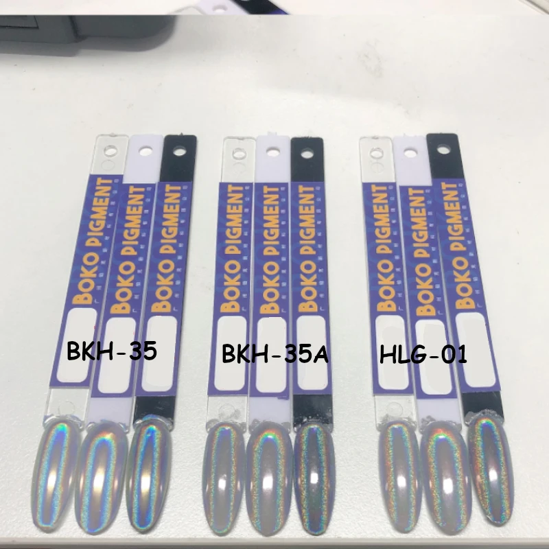 BOKO Super Holographic Nail Powder Laser Rainbow Effect Chrome Pigment Rub Dust Manicure Nail Art Decorations