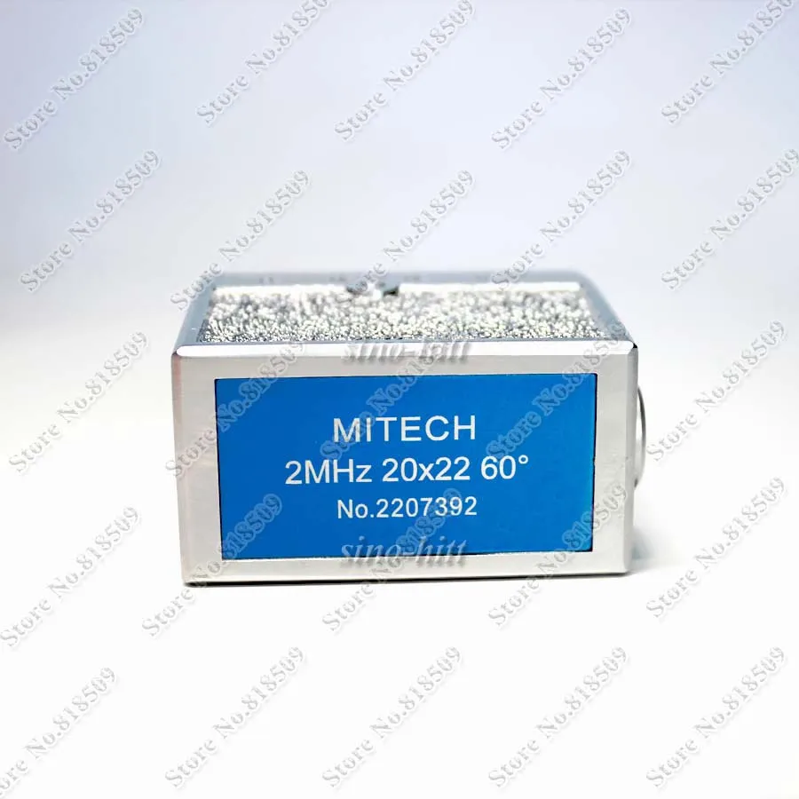 Mitech 2MHz 20x22mm Angle beam Probe Ultrasonic Flaw Detector Transducer