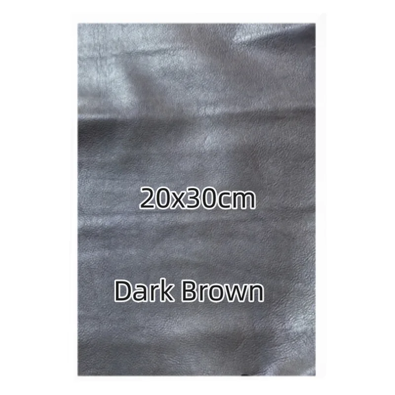 Premium 1.1mm Brown Vegetable Tanned Sheepskin Leather - Ideal for Handmade DIY Projects