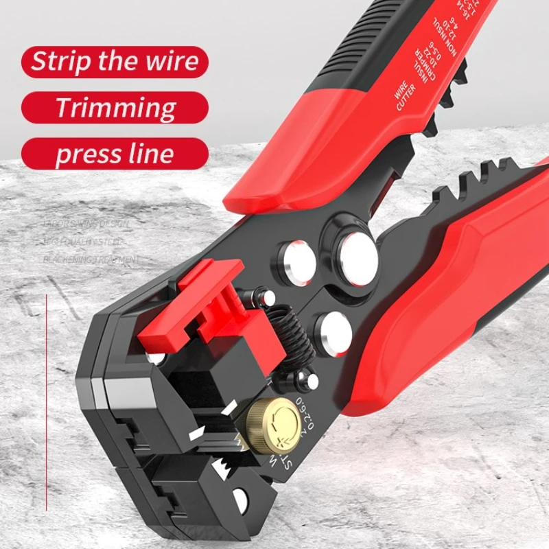 

Professional Electrician Wire Tool Cable Wire Stripper Cutter Crimper Automatic Multifunctional Crimping Stripping Plier Tools