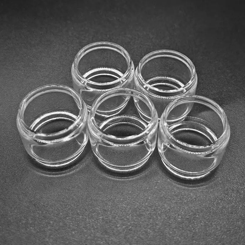 5PCS Bubble Fat Glass Tube For TFV12 Prince TFV12 Big Baby Prince TFV16 TFV16 Lite TFV18 Mini Morph 2 Kit Glass Tank Container