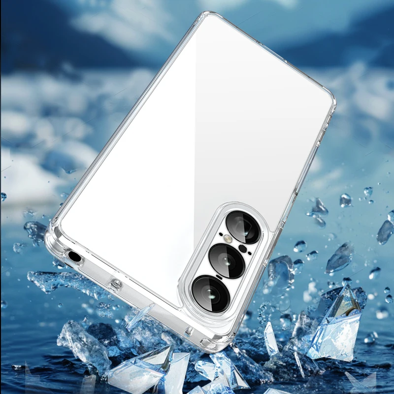 Enhanced Phone Case Cover with TPU Border and Acrylic Backplane - Durable Protective