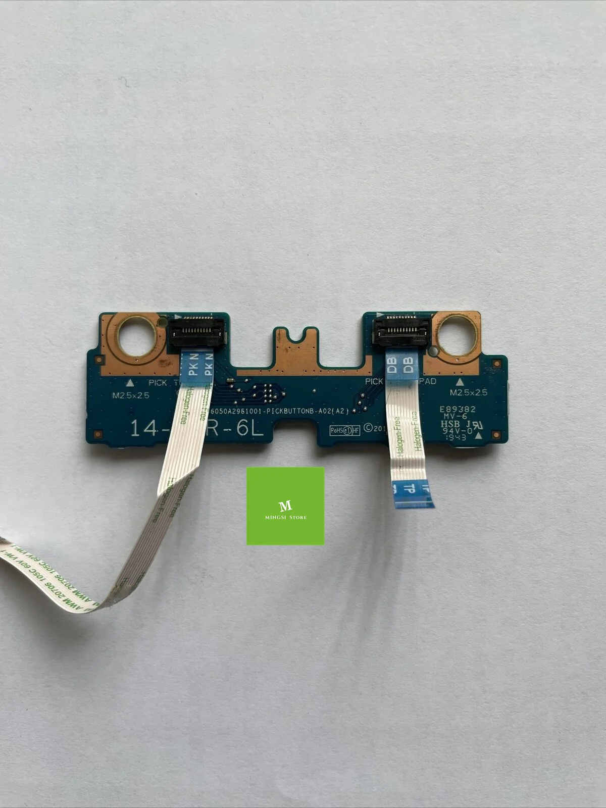 Genuíno para hp 14-cf 14s-cf 14-df 14s-df Touc hp ad Placa de Botão L24484001