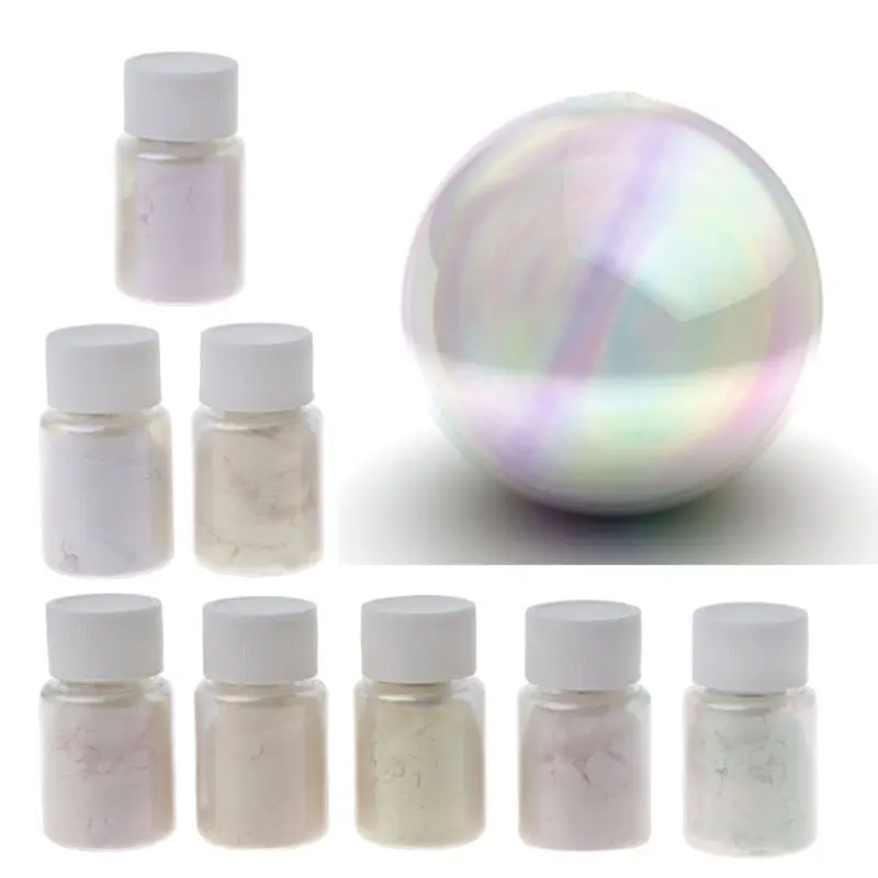 Mica Powder-8 Color Pigment Supply Pearls for Makeup/lip Gloss Coloring/soap Making/epoxy Dye/colorant Diy Craft Dropship magic golden flowing auroral powder pearl pigment powder mica pearlescent colorants dye resin pigment jewelry making