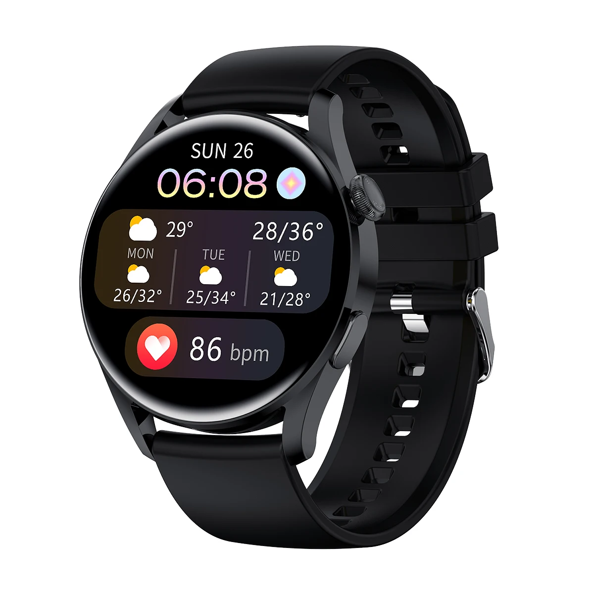 2022 Body temperature Bluetooth-compatibl calling Music control Heart rate Blood pressure  A variety of sports mode Smart watch 