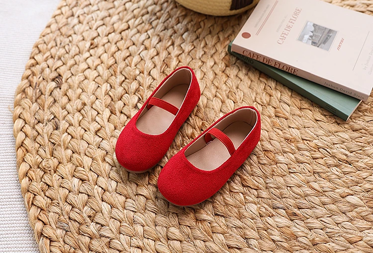 Mode Kinder Ballett Kleider Schuhe Frühling Herbst Neue Mädchen Leder Schuhe Prinzessin Einfache Casual Kinder Flache Schuhe Non-slip sohle – Detail 11