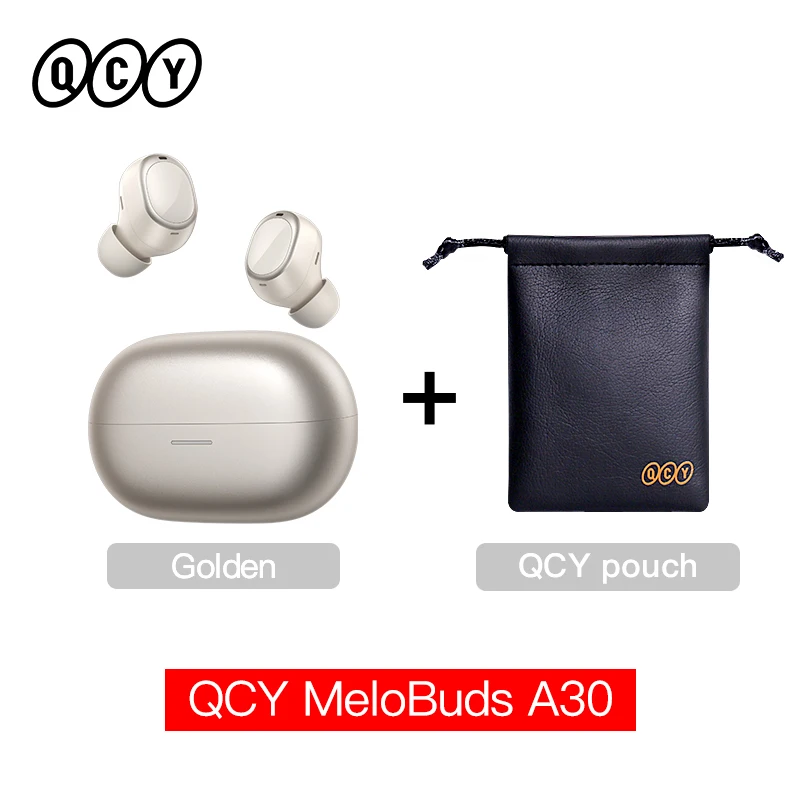 QCY MeloBuds A30 Wireless Earbuds 60dB ANC LDAC Hi-Res Bluetooth 6.0 8-Mic