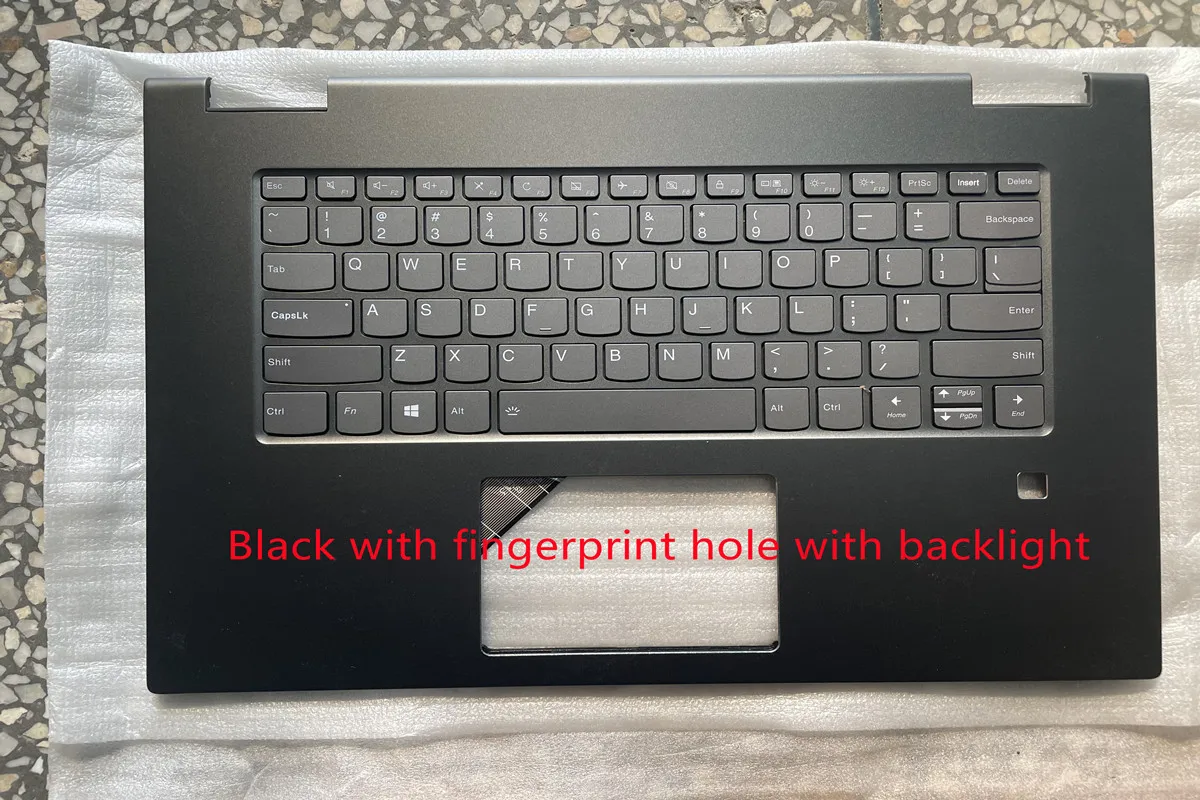 

New Case Shell For Lenovo YOGA 730-15IKB 730-15IWL Laptop Palmrest Top Cover With US Backlight Keyboard With Fingerprint Hole