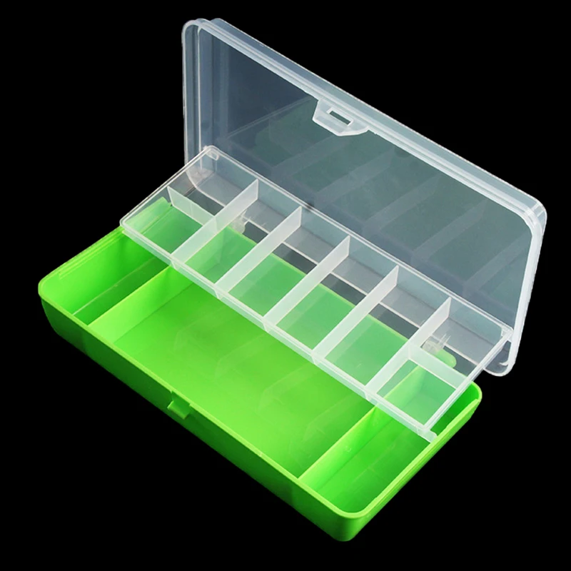 

1PC Portable Fishing Tackle Box 11 Compartments Double-deck Storage Case Carp Fishing Accessories Lure Hook Soft Bait Tool Box